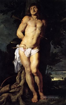 st sebastian Peter Paul Rubens Klassischer Menschlicher Körper Ölgemälde
